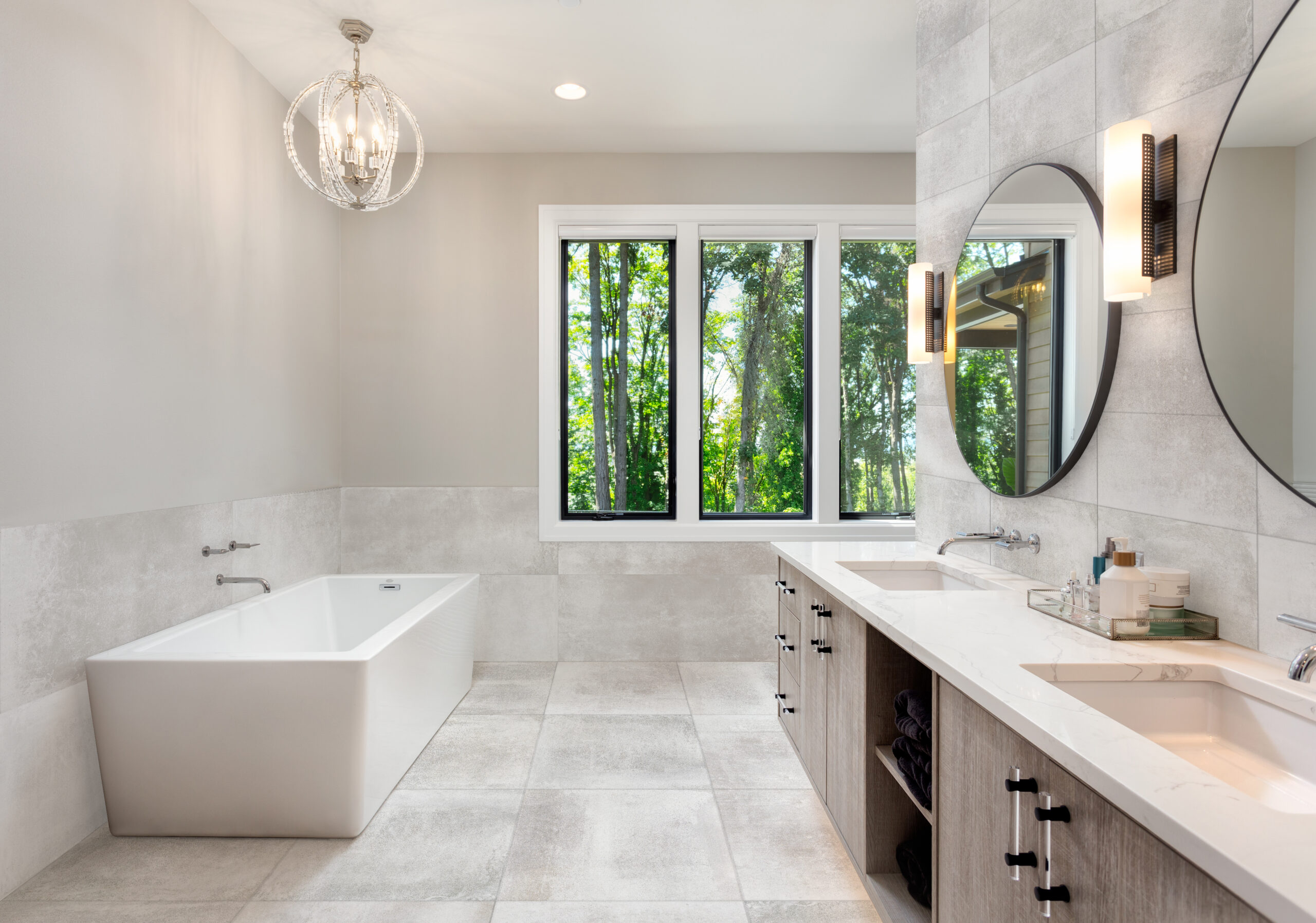 bathroom in new home